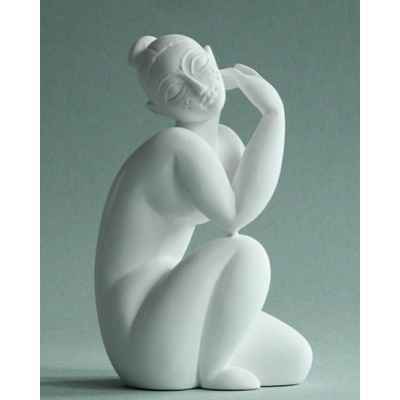 Statuette nu féminin assis 3dMouseion -PA19MO
