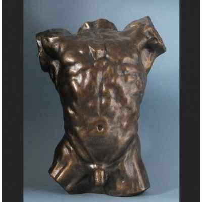 Figurine d\'apres l\'oeuvre Le torse par Rodin RO28