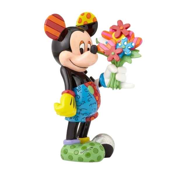 Figurine disney by britto mickey mouse with flowers figurines Britto Romero -4058180