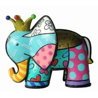 Figurine éléphant britto romero 12 cm anniversaire - édition limitée -b334534