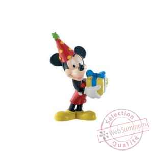 Figurine bullyland mickey anniversaire -b15338