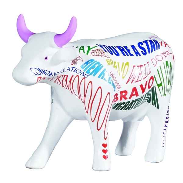 Figurine vache cowparade bravisimoo ceramique mmc -47477