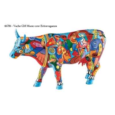 Vache grand modele music-cow extravaganza gm CowParade 46706