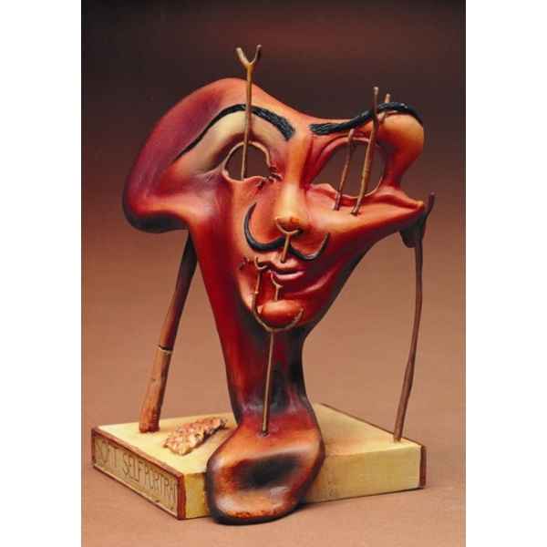 Figurine Artistique Salvador Dali Autoportrait mou avec lard grille -SD01