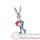 Figurine Bugs Bunny coeur -62411