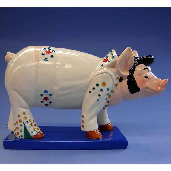 Figurine Cochon Party Piggies King Elvis -PAP17