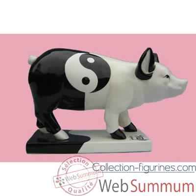 Figurine Cochon - Party Piggies - Ying Yang Jung - PAP11