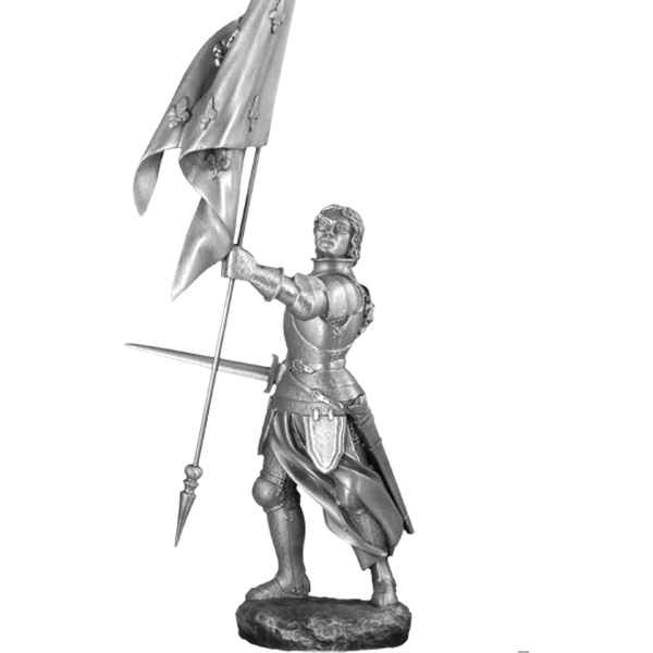 Figurines etains Jeanne au combat -MA048