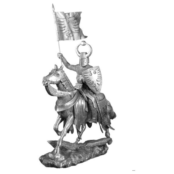 Figurines étains Cavalier teutonique -MA061