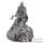Figurines étains Chef de guerre viking avec tumulus et crane de mamouth -MA070