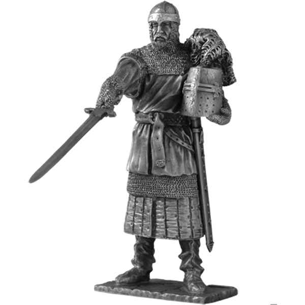 Figurines etains Chevalier de la table ronde Urien et siege -TR010