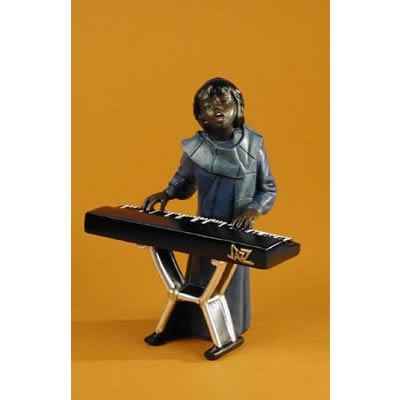 Figurine Jazz  La chanteuse au clavier - 3175