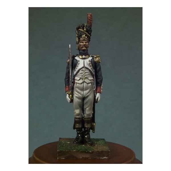 Figurine - Kit a peindre Officier des grenadiers de la garde imperiale en 1810. Garde-a-vous ! - NA-002