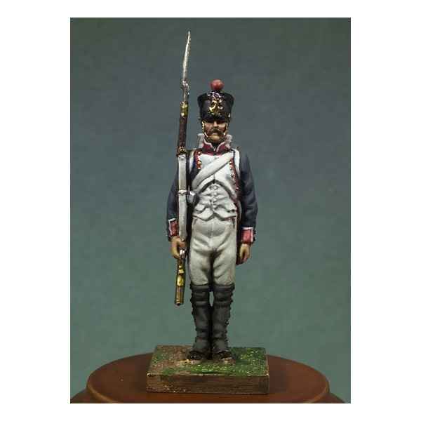 Figurine - Kit a peindre Soldat d'infanterie de ligne en 1810 . Garde-a-vous ! - NA-004