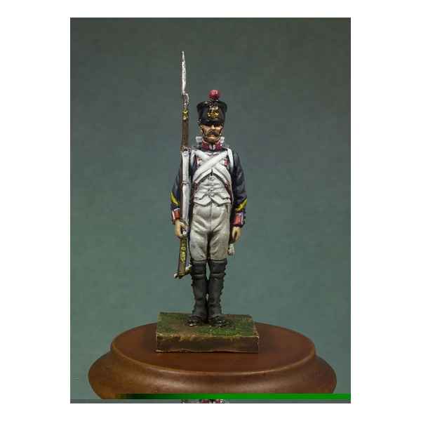 Figurine - Kit a peindre Sergent d\'infanterie de ligne en 1810 . Garde-a-vous ! - NA-010