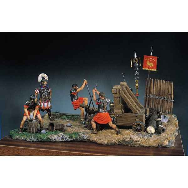 Figurine - Kit à peindre Ensemble Catapulte romaine - SG-S05