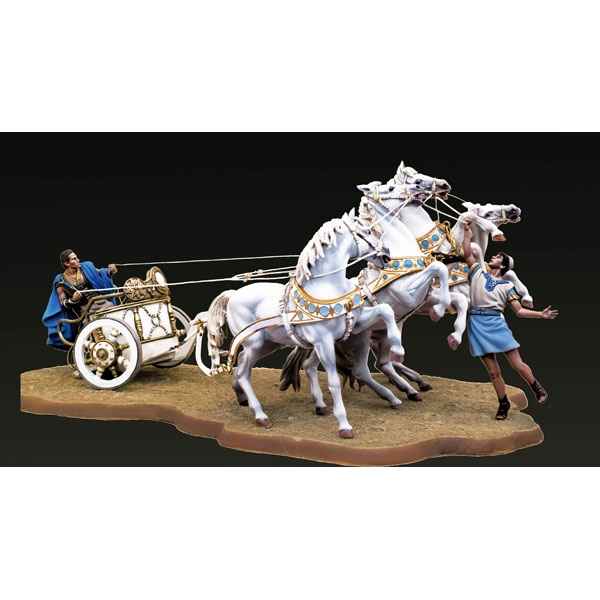 Figurine - Kit à peindre Ensemble Quadrige  chars de course romains - SG-S09