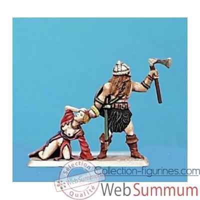 Figurine - Viking et prisonnière - CA-017