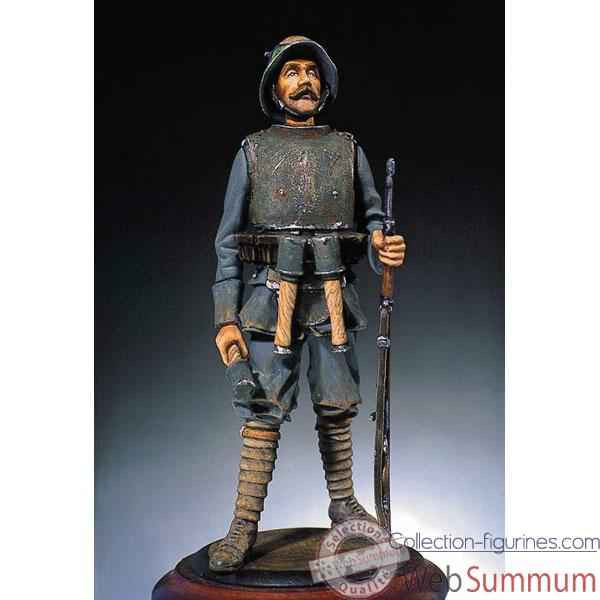 Figurine - Kit a peindre Fantassin allemand portant une armure - S3-F7