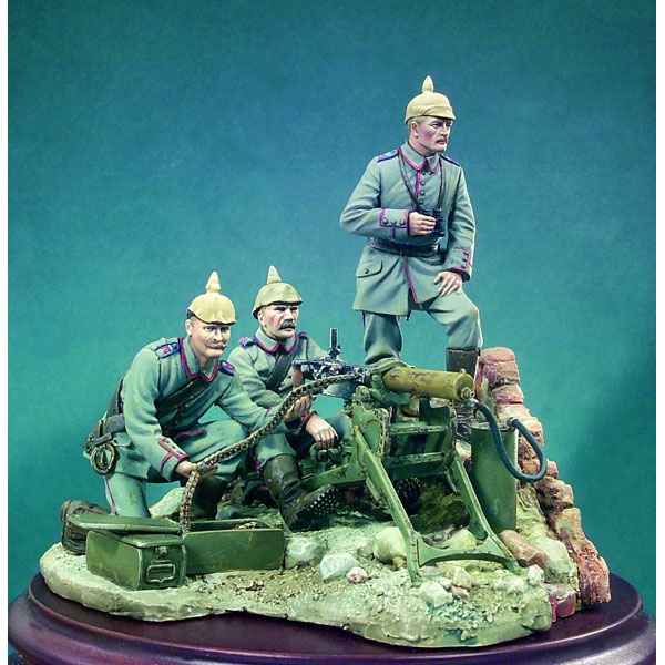 Figurine - Kit a peindre Ensemble Nid de mitrailleuses, premiere guerre mondiale - S3-S01
