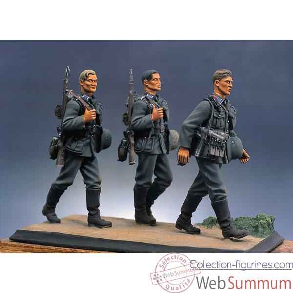 Figurine - Kit a peindre Bataillon d'infanterie allemande en marche I - S5-S1