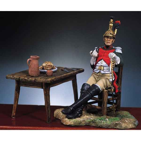 Figurine - Kit a peindre Officier francais  4e dragons en 1812 - S7-F10