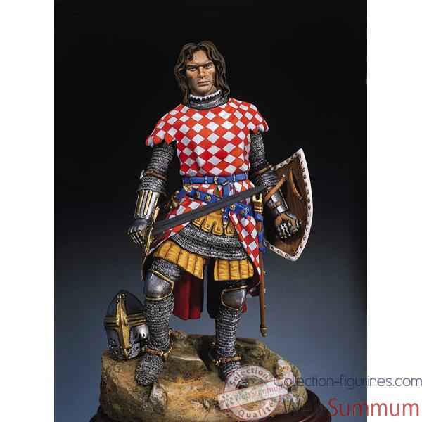 Figurine - Kit à peindre Chevalier du Moyen Age en 1320 - S8-F26