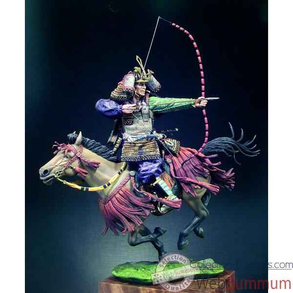 Figurine - Samourai a cheval au  XIVe siecle - S8-F37