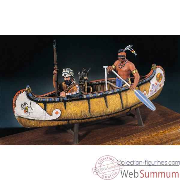 Figurine - Kit à peindre Les maraudeurs de la rivière en 1750 - S4-S4