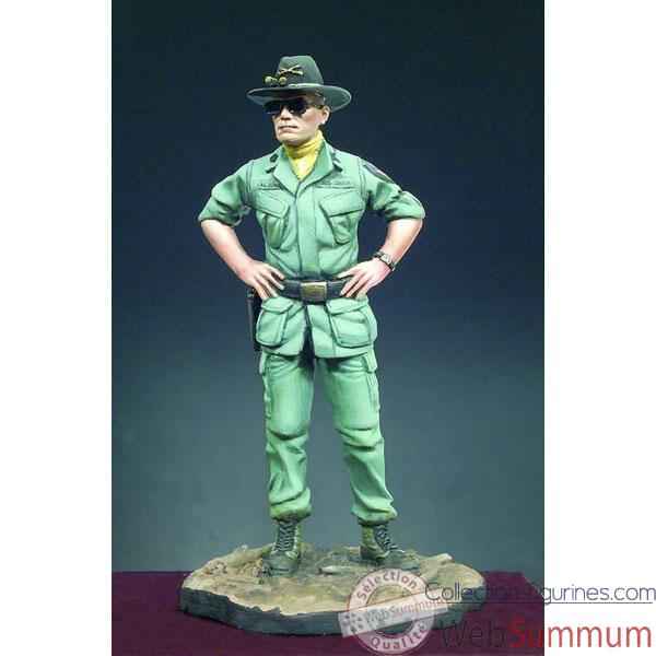 Figurine - Kit a peindre Officier de cavalerie de l'armee nord-americaine en 1970 - SG-F092