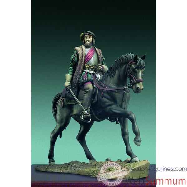 Figurine - Kit a peindre Hernan Cortes a cheval - SG-F094