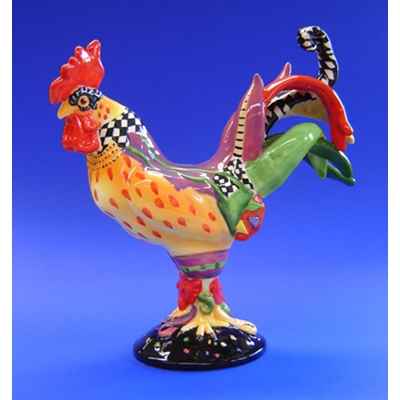 Figurine Coq - Poultry in Motion - Mardi Gras - PM16203