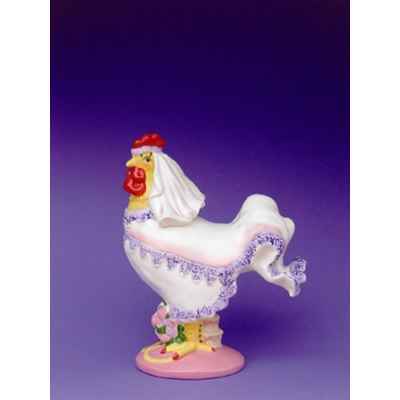 Figurine Coq - Poultry in Motion - Cock A Doodle Bride - PM16244
