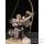 Figurine Samourai peinte Gilles Carda Arc Gauche noir -75C