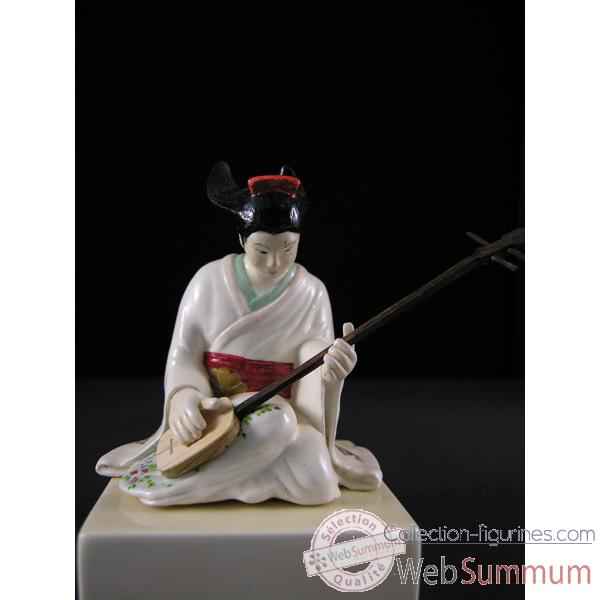 Figurine Samourai peinte Gilles Carda Kamisen -18C