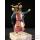 Figurine Samourai peinte Gilles Carda Katana rose et or -93C