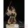 Figurine Samourai peinte Gilles Carda Massue et Naginata noires -141C