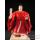 Figurine Samourai peinte Gilles Carda Noble rouge -108C