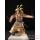 Figurine Samourai peinte Gilles Carda Sai beige or -170C