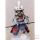 Figurine Samourai peinte Gilles Carda Yari Soleil rouge -48C