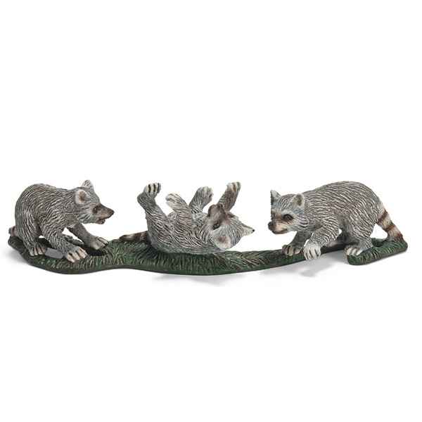 Figurine Schleich Animaux Amerique Bebes raton laveur -14625
