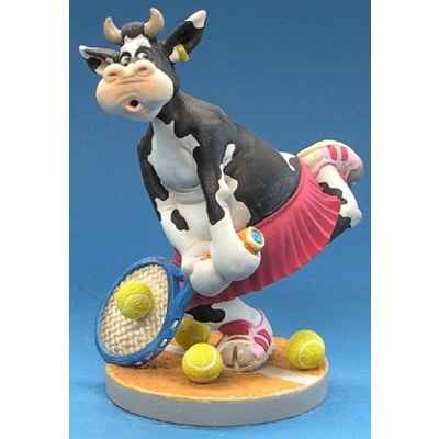 Figurine So Vache jouant au tennis -SOV 01