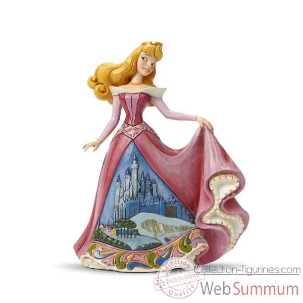 Statuette Aurore en robe château Figurines Disney Collection -4045242