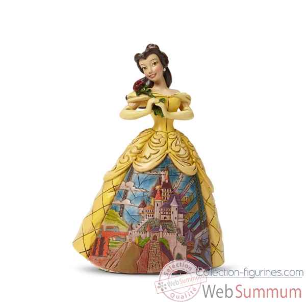 Statuette Belle en robe chateau Figurines Disney Collection -4045238
