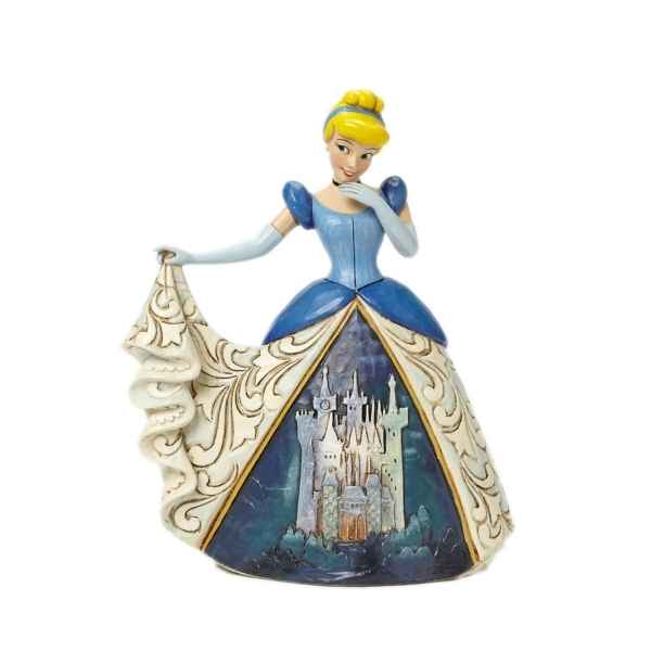 Statuette Cendrillon en robe chateau Figurines Disney Collection -4045239 -1