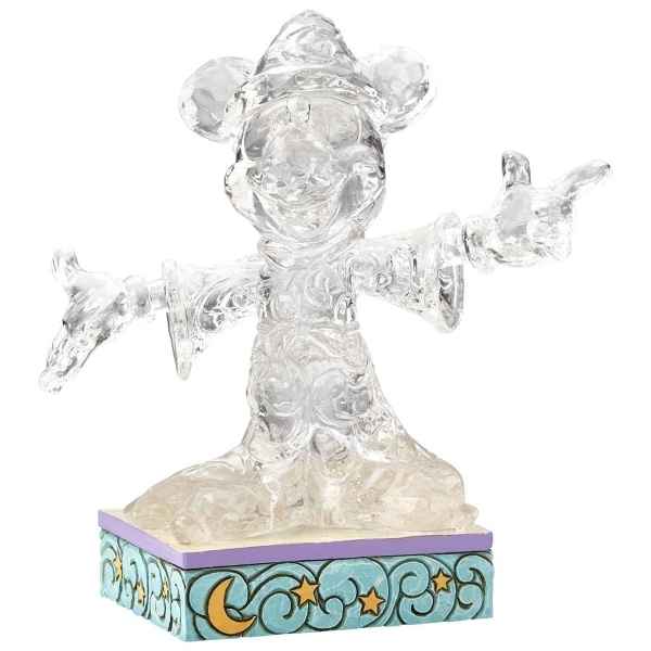 Figurine clear sorcerer mickey mouse collection disney trad -4059926 -1