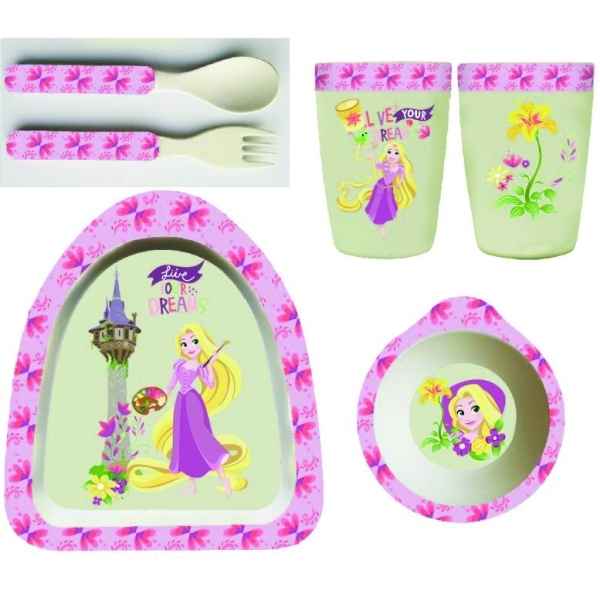 Figurine rapunzel bamboo set collection disney enchante -A29238 -1