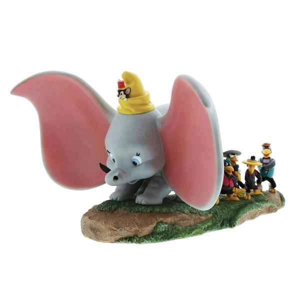 Figurine take flight-dumbo, timothy,jim crow and brothers collection disney enchante -A28729 -1