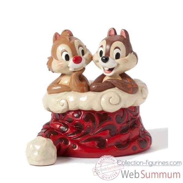 Holly jollt christmas chip & dale Figurines Disney Collection -4039036