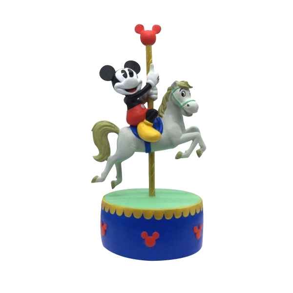 Statuette Mickey mouse carousel musical Figurines Disney Collection -A28074 -1